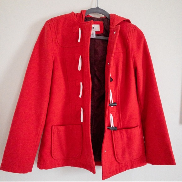 Toggle button red jacket. Women’s large. - Picture 2 of 3